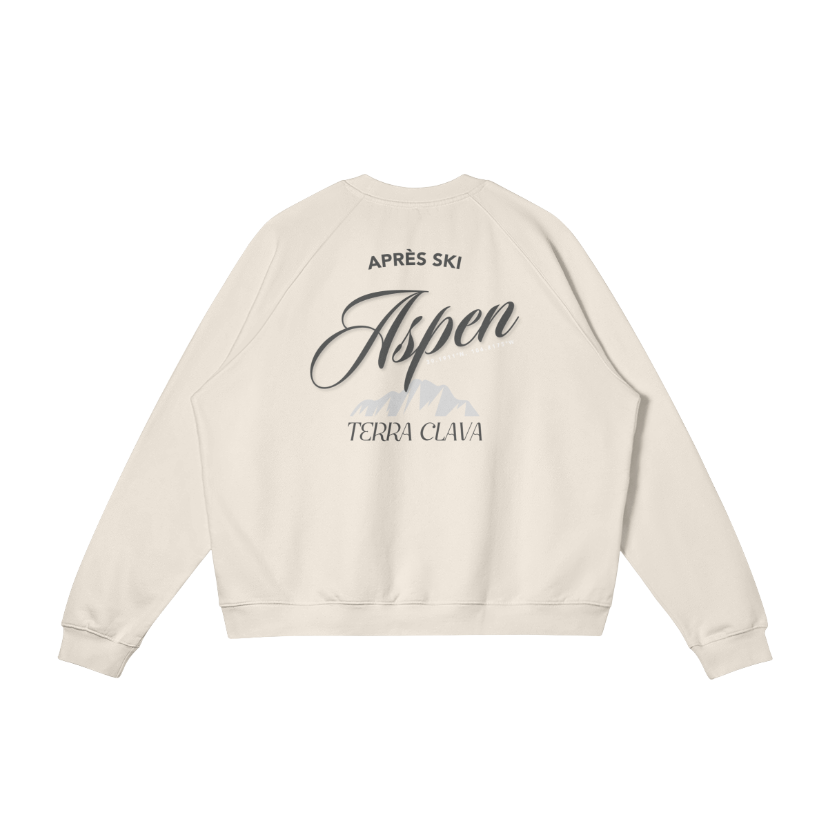 Aspen Crewneck - Rice Apricot