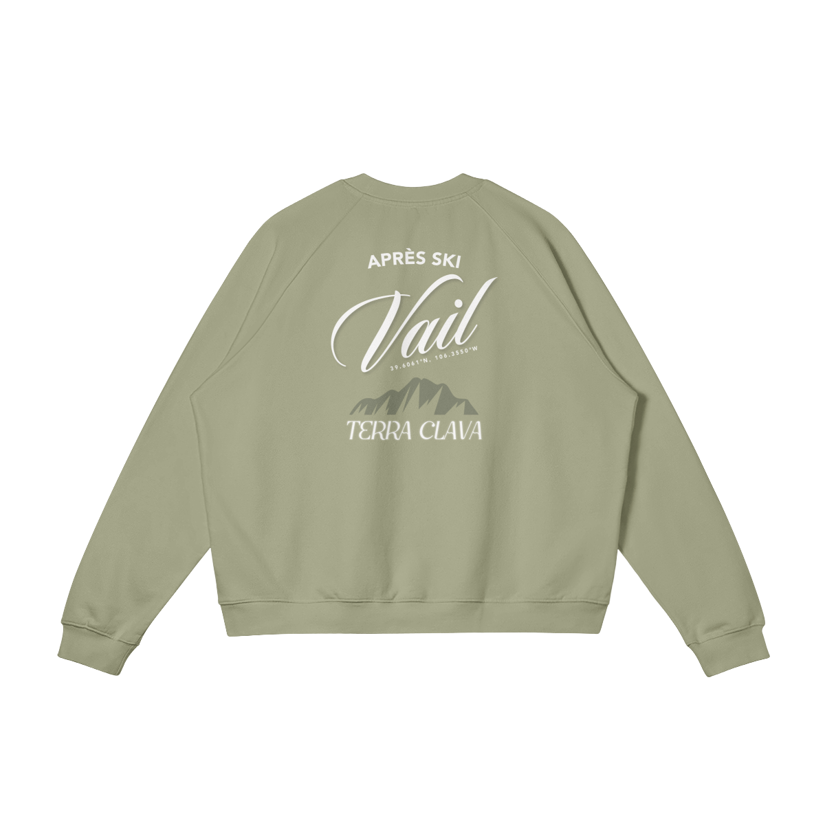 Vail Crewneck - Matcha Green