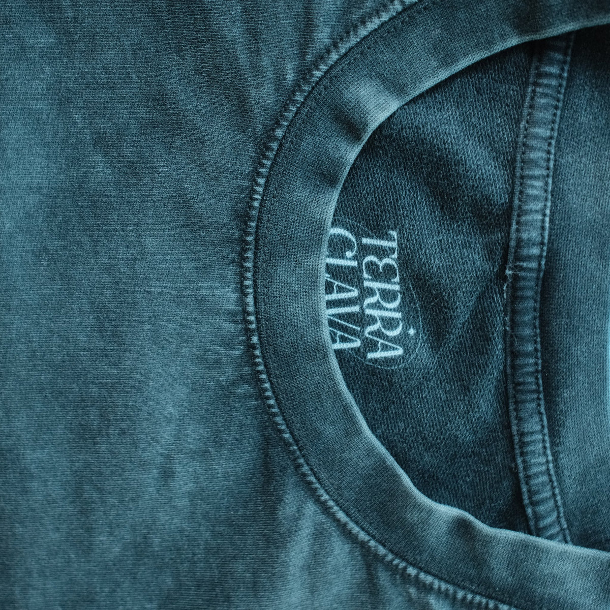 Grounded Edition Tee, collar and shoulder seam