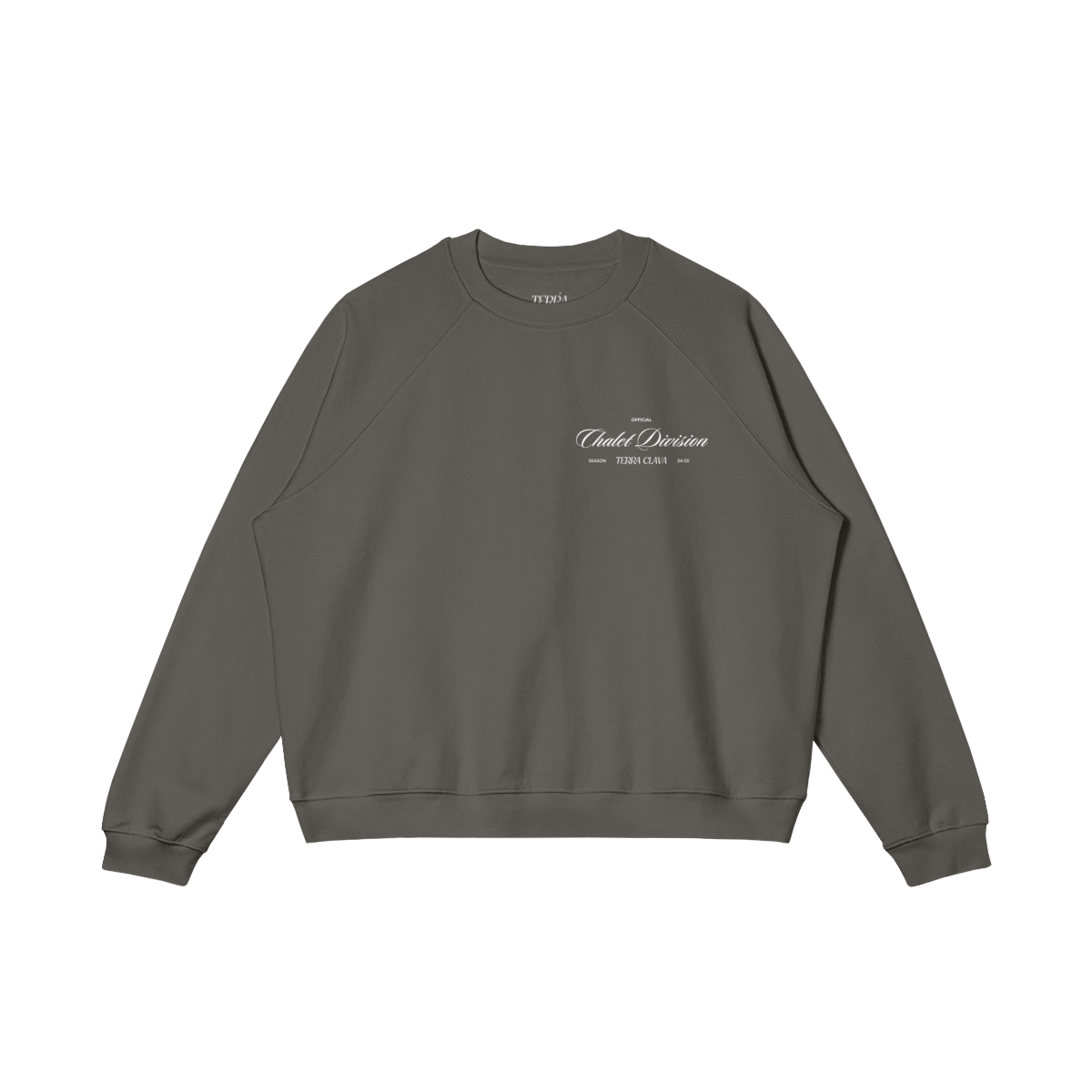 Vail Heavyweight Fleece-Lined Crewneck - Charcoal Grey