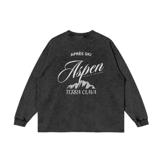 Aspen Long Sleeve Tee - Faded Black