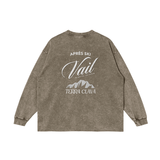 Vail Long Sleeve Tee - Pastel Brown