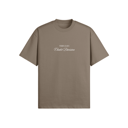 Oversized Super Heavyweight Tee - Brown