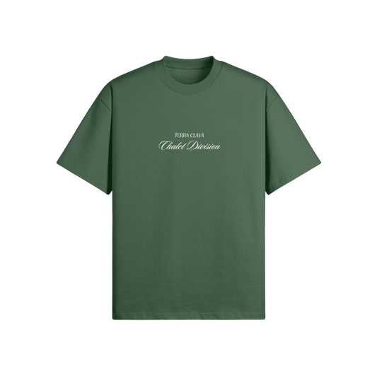 Oversized Super Heavyweight Tee - Cactus Green