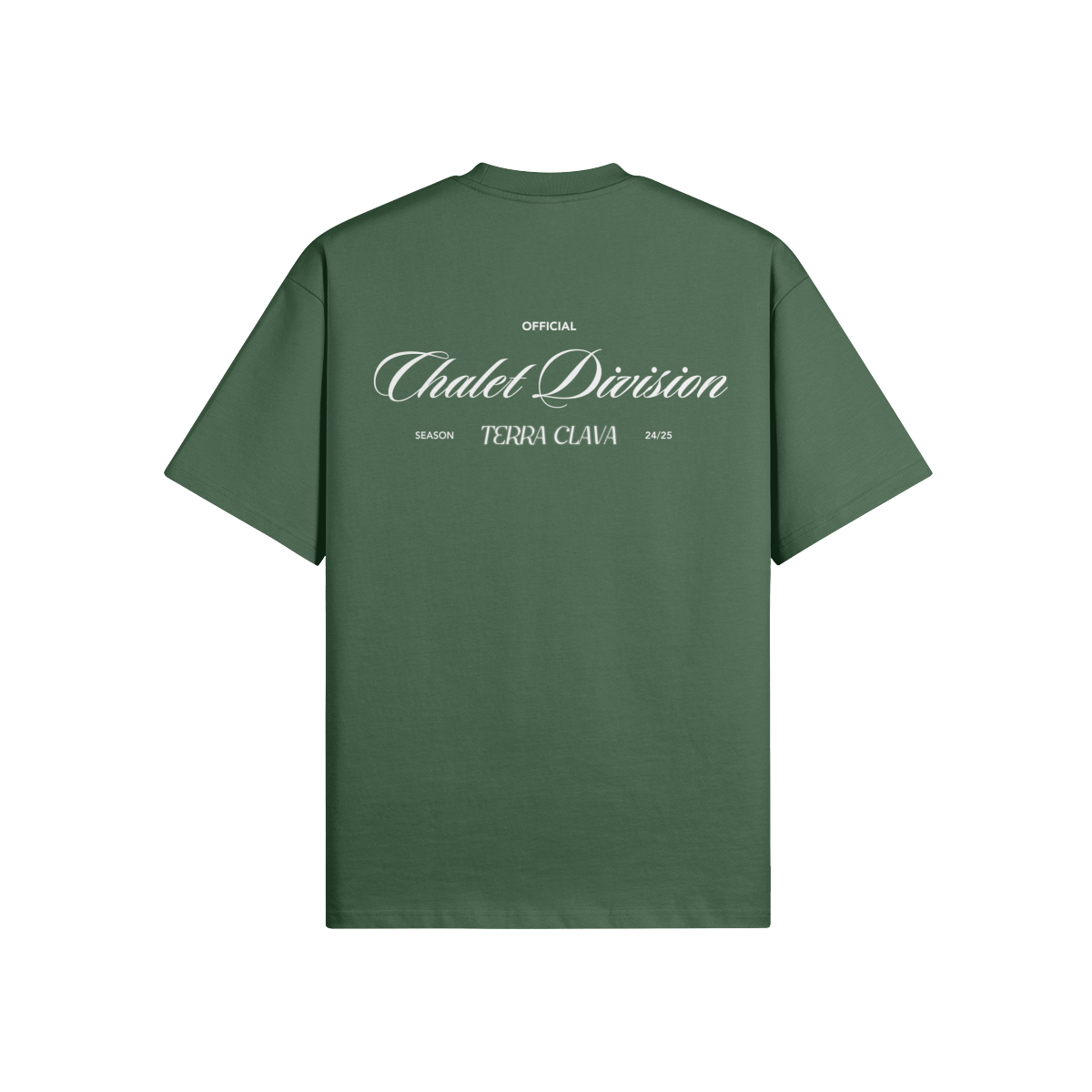 Oversized Super Heavyweight Tee - Cactus Green